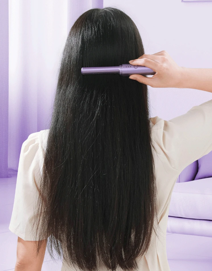 【日本爆款】便攜式無線直髮梳